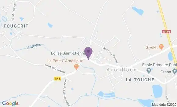 Localisation Amailloux Ap - 79350