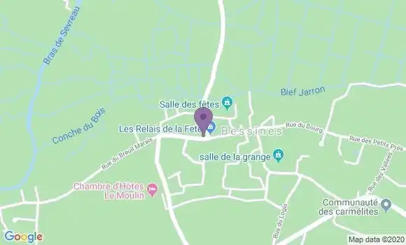 Localisation Bessines Bp - 79000