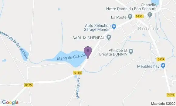 Localisation Boisme Ap - 79300
