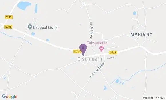 Localisation Boussais Ap - 79600