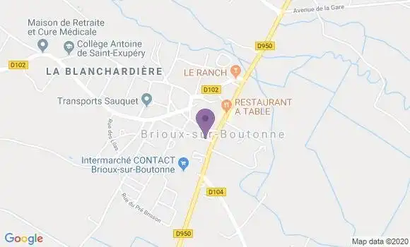 Localisation Brioux sur Boutonne Bp - 79170