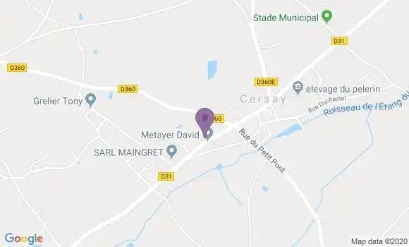 Localisation Cersay Ap - 79290