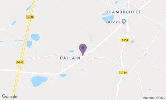 Localisation Chambroutet Ap - 79300