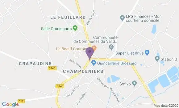 Localisation Champdeniers Saint Denis Bp - 79220