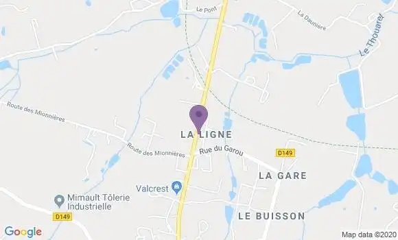 Localisation La Chapelle St Laurent Bp - 79430