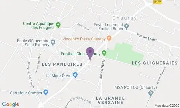 Localisation Chauray Bp - 79180