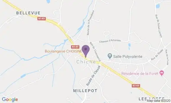 Localisation Chiche Bp - 79350