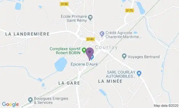 Localisation Courlay Bp - 79440