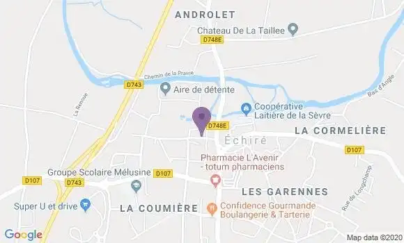 Localisation Echire Bp - 79410