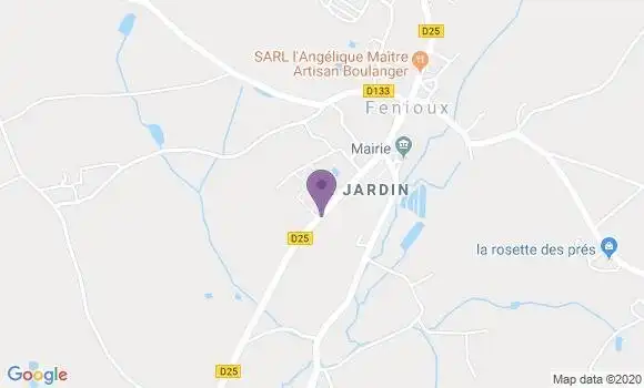 Localisation Fenioux Ap - 79160