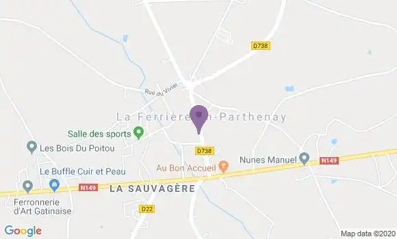 Localisation La Ferriere En Parthenay Ap - 79390