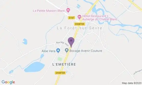 Localisation La Foret sur Sevre Ap - 79380