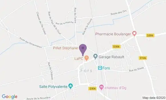 Localisation Fors Ap - 79230