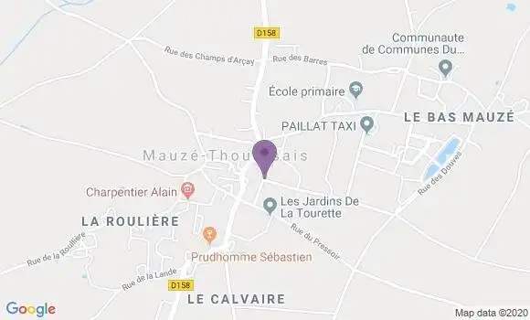 Localisation Mauze thouarsais Ap - 79100