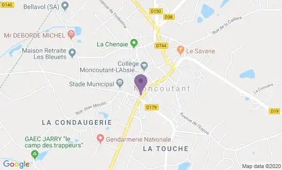 Localisation Moncoutant Bp - 79320