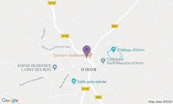 Localisation Oiron Ap - 79100
