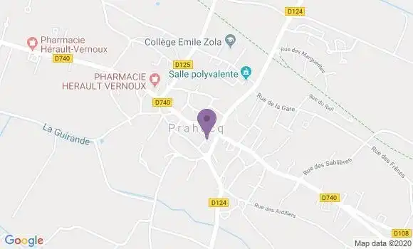 Localisation Prahecq Bp - 79230