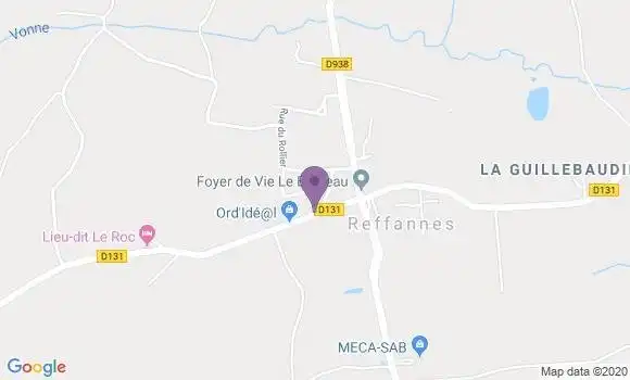 Localisation Reffannes Bp - 79420