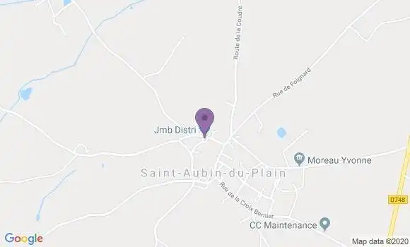Localisation Saint Aubin du Plain Ap - 79300