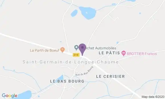 Localisation Saint Germain de Longue Chaume Ap - 79200