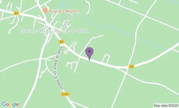 Localisation Saint Hilaire la Palud Bp - 79210