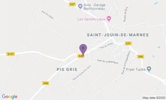 Localisation Saint Jouin de Marnes Ap - 79600