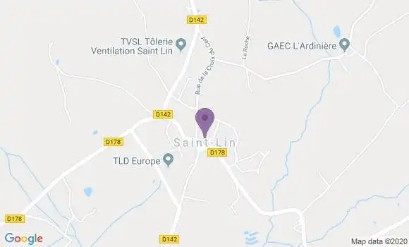 Localisation Saint Lin Ap - 79420