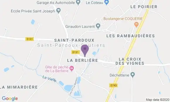 Localisation Saint Pardoux Bp - 79310