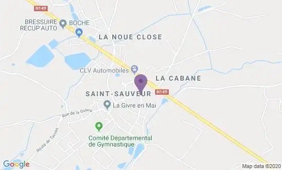 Localisation Saint Sauveur Ap - 79300