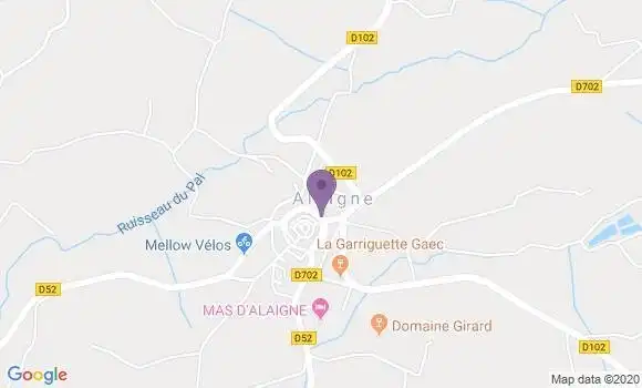 Localisation Alaigne Bp - 11240