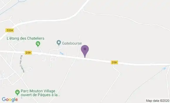 Localisation Vasles Bp - 79340