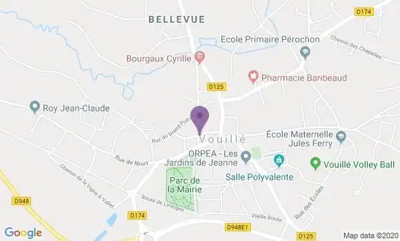 Localisation Vouille Bp - 79230