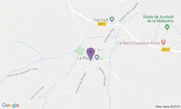 Localisation Alairac Bp - 11290