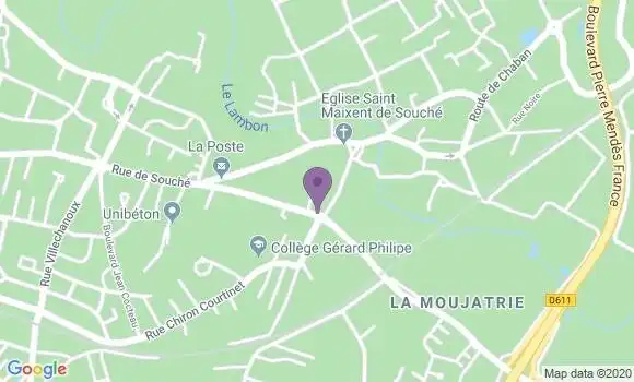 Localisation Niort Souche - 79000