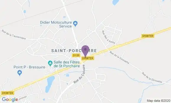 Localisation Bressuire St Porchaire Ap - 79300