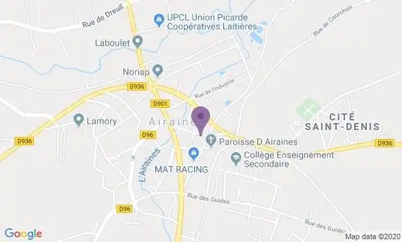 Localisation Airaines Bp - 80270