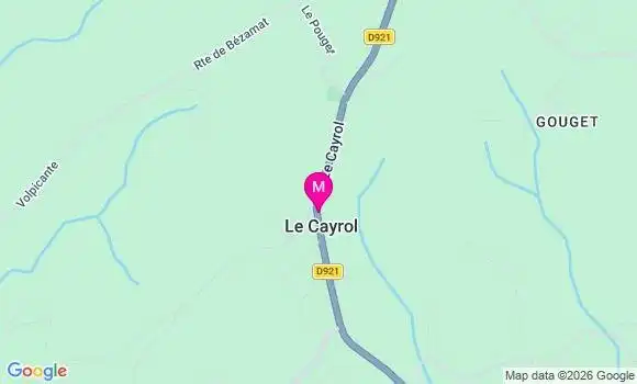 Localisation Le Cayrol - 12500