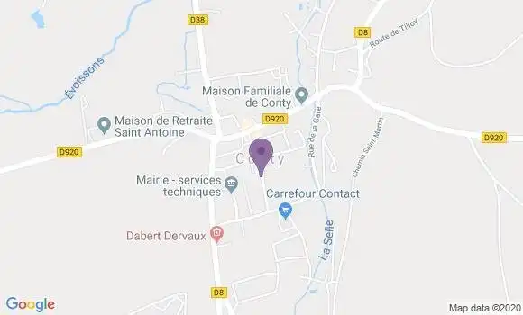 Localisation Conty Bp - 80160