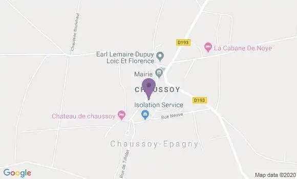 Localisation La Faloise Bp - 80250