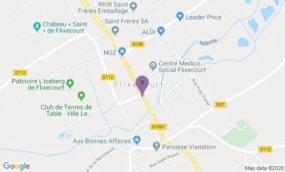 Localisation Flixecourt - 80420