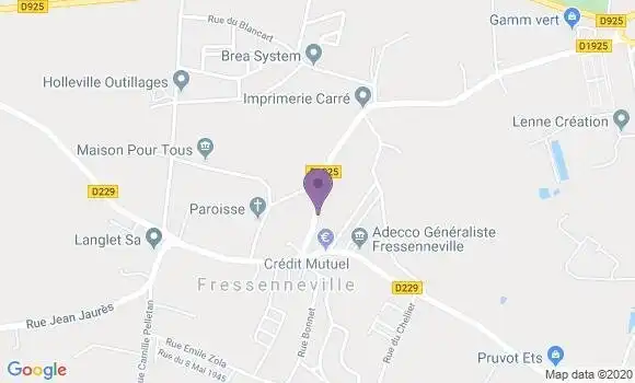 Localisation Fressenneville Bp - 80390