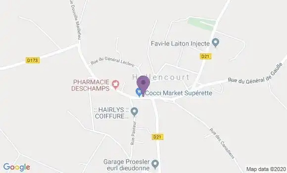 Localisation Hallencourt - 80490