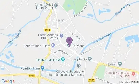 Localisation Ham - 80400