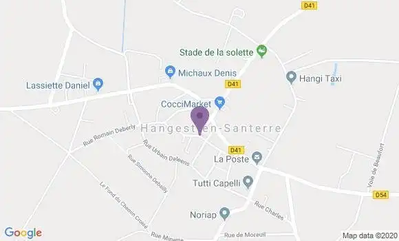 Localisation Hangest Sur Somme - 80310