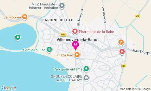 Localisation Villeneuve de la Raho - 66180