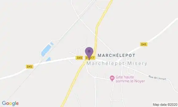 Localisation Marchelepot Bp - 80200