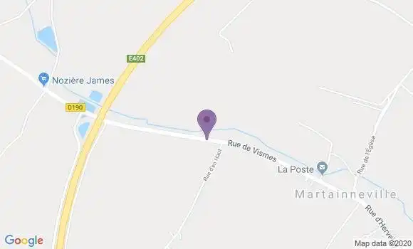 Localisation Martainneville Ap - 80140