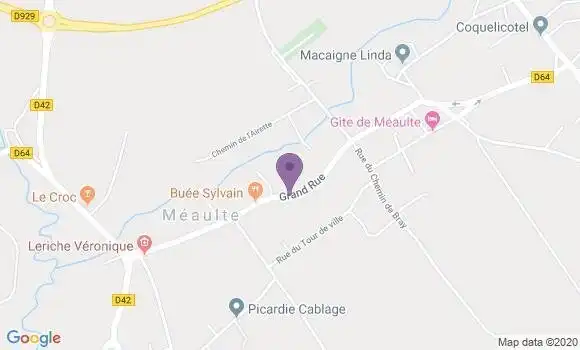 Localisation Meaulte Bp - 80300