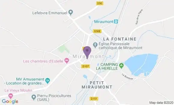 Localisation Miraumont Bp - 80300