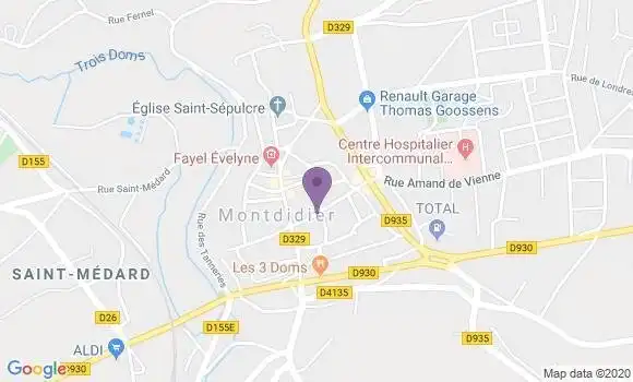 Localisation Montdidier - 80500